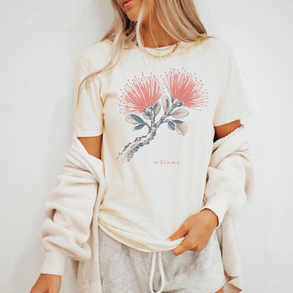 Mālama Botanical Art Boho Tee